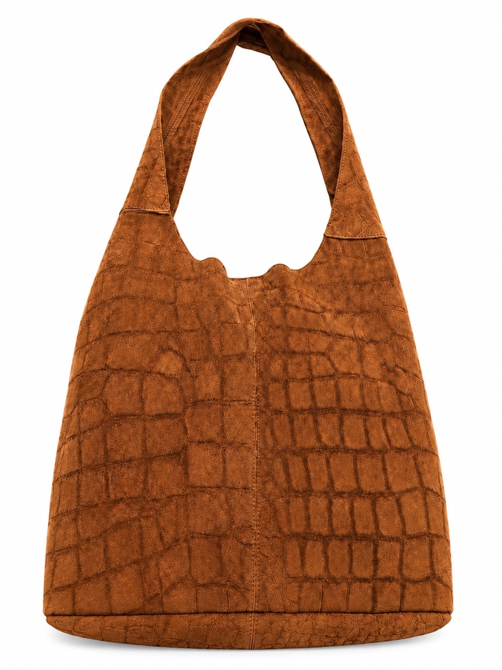 🤎 Haute Hippie Embossed Hobo Shoulder Bag 🤎 🔥BNWT🔥 - Picture 13 of 15